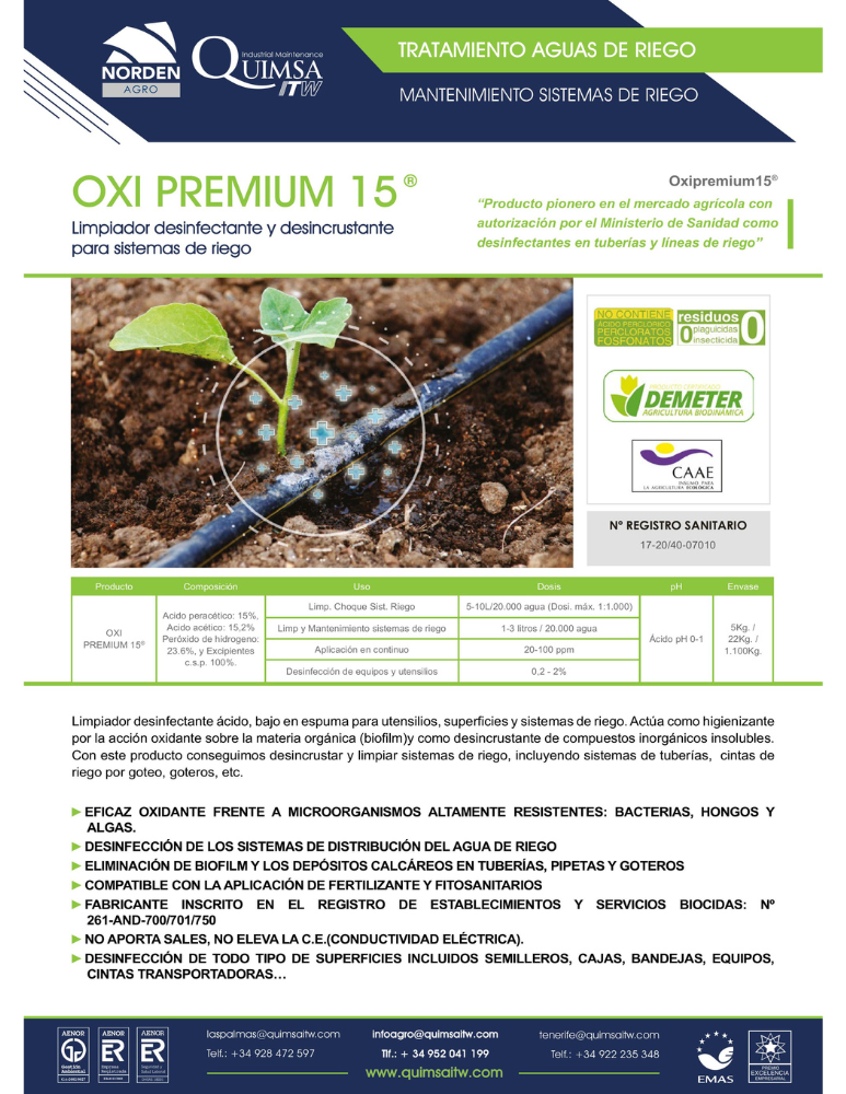 Oxi Premium 15